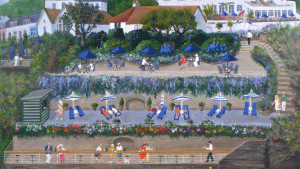 Painting of Tresanton Beach Club