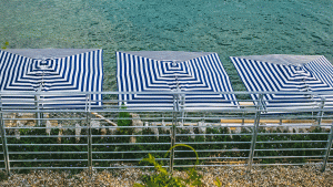 Tresanton Beach Club umbrellas