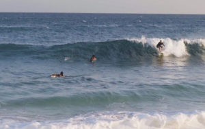 Surfers in Kauai, Hawaii